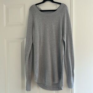 lululemon gray sweater pullover. Small